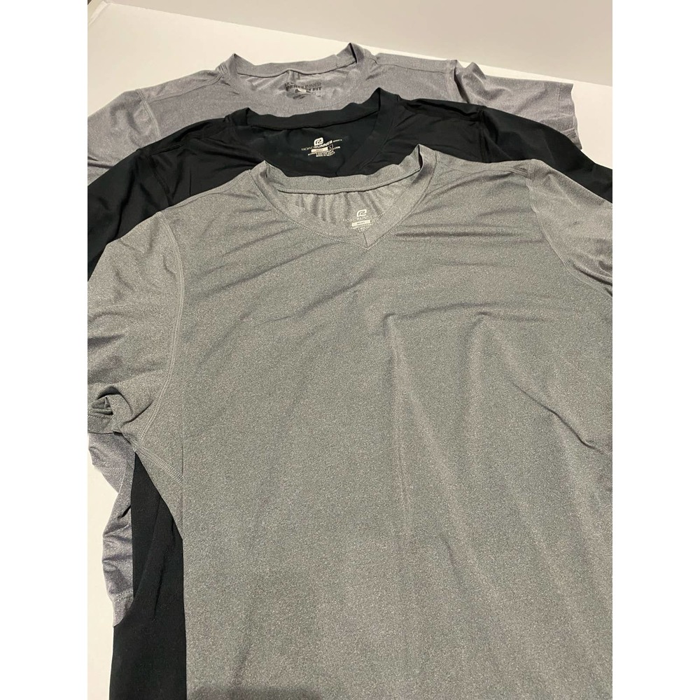 Lot of 3 Mens Tshirt RoadRunner Sports Black/Gray Size L/XL